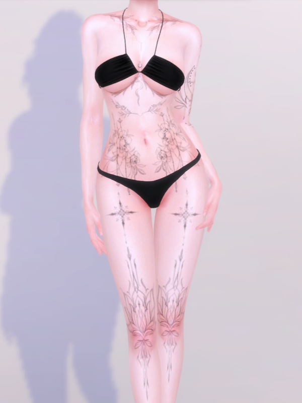 Mix RavenBlends Jude Tattoo by simsfinds - The Sims 4 Custom Content