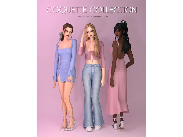 Maxis Match Coquette Collection complete - The Sims 4 Custom Content