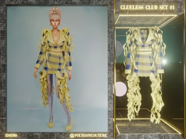 Maxis Match Clueless Club set - The Sims 4 Custom Content