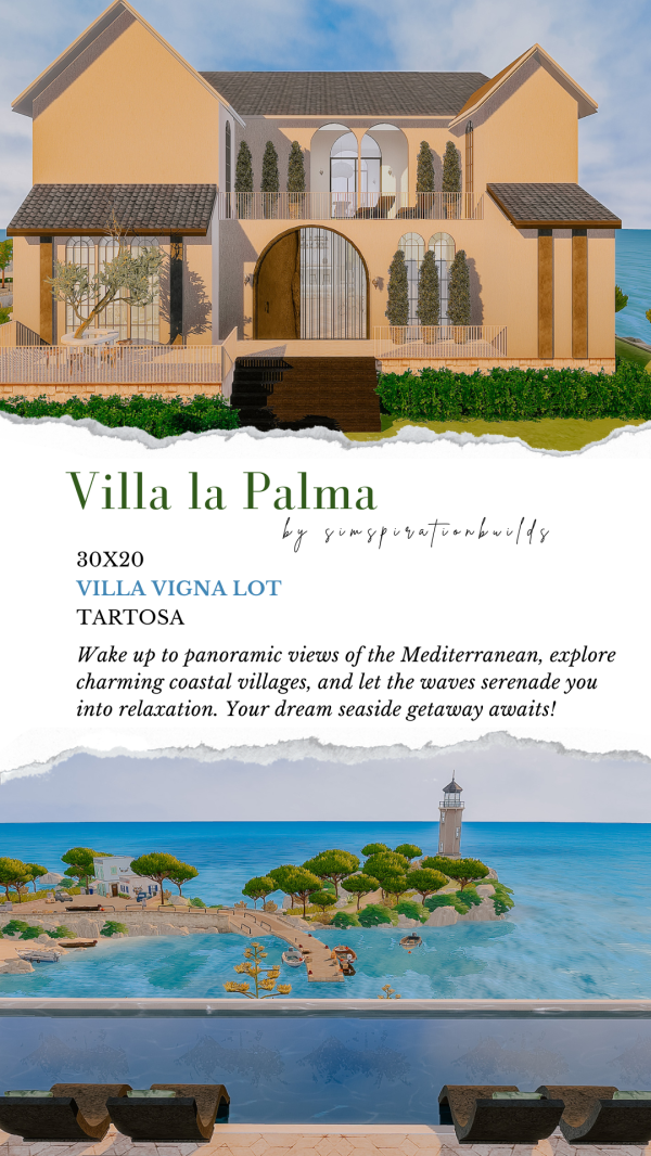 Alpha Villa la Palma by simsfinds - The Sims 4 Custom Content