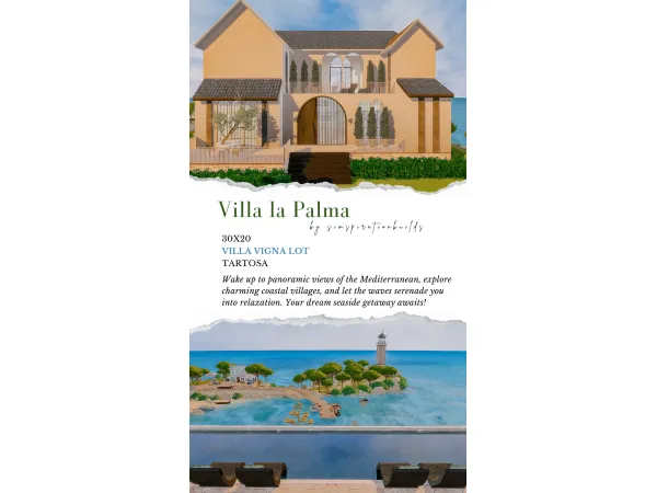 Alpha Villa la Palma by simspirationbuilds - The Sims 4 Custom Content