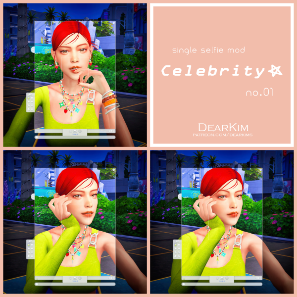Mix [SingleSelfie] Celebrity 01 by simsfinds - The Sims 4 Custom Content