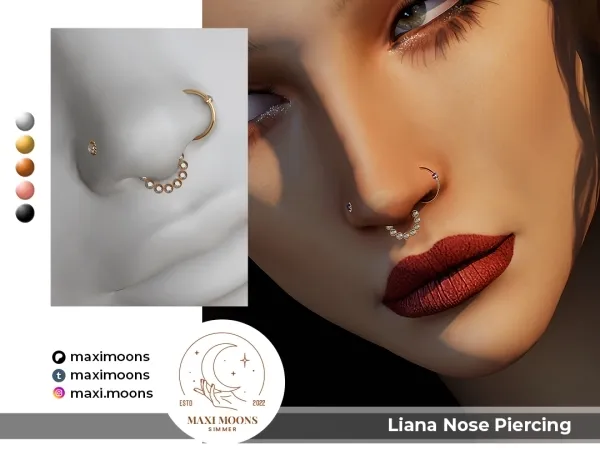 Liana Nose Piercing