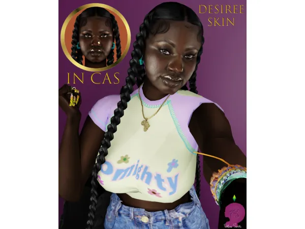 Alpha Desiree and Leanna SKIN downloads by FashionSimsta - The Sims 4 Custom Content