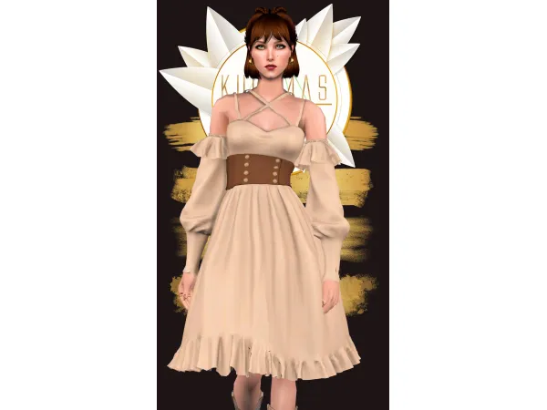 Kurimas4t2_BlackDress_Arltos - The Sims 2 Custom Content