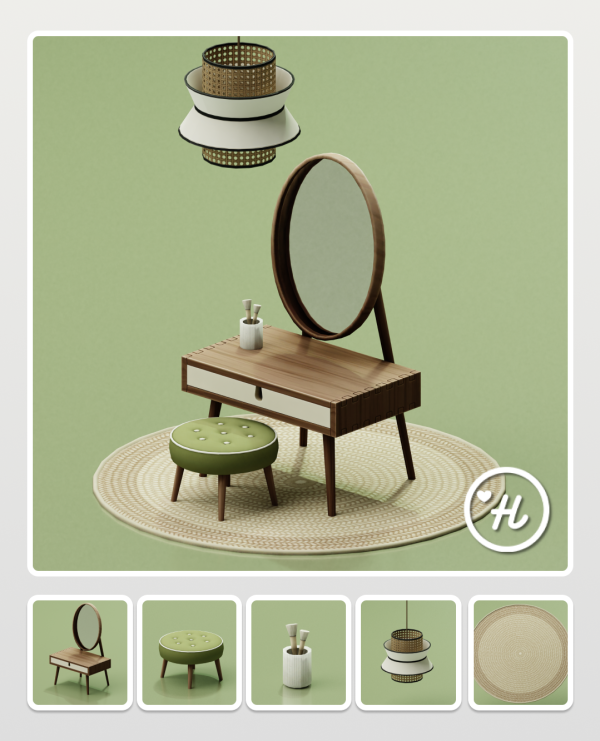 Mix OLIVIA SET by simsfinds - The Sims 4 Custom Content