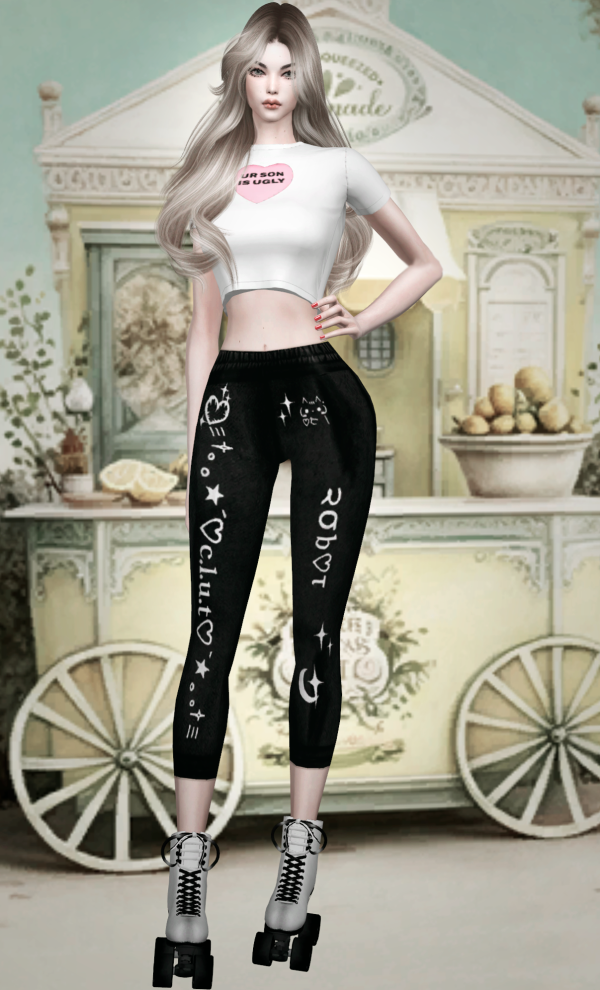 Alpha Pants Leggings Kawaii Jennisims by simsfinds - The Sims 4 Custom Content