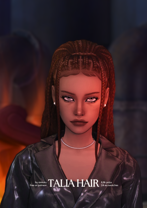 Maxis Match talia hair by simsfinds - The Sims 4 Custom Content