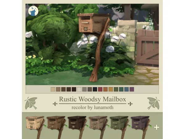 🌳 Rustic Woodsy Mailbox 🌳 by lunamothsims