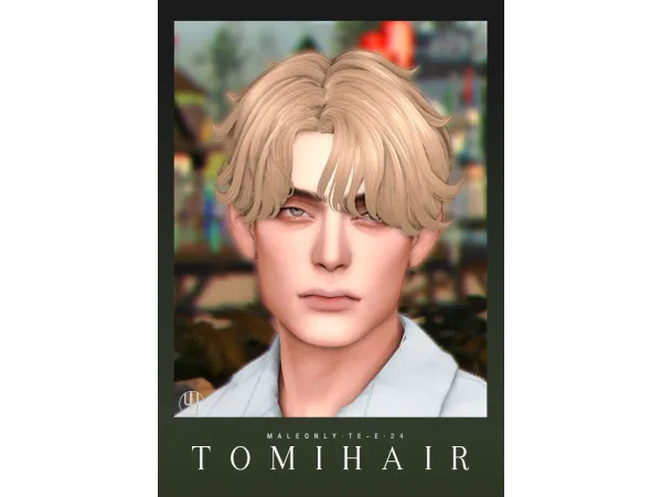 Maxis Match TOMI HAIR by JNYSim - The Sims 4 Custom Content