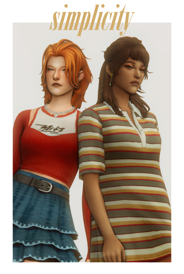 Maxis Match simplicity pack by simsfinds - The Sims 4 Custom Content