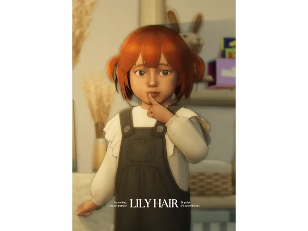 lily hair (for toddlers) by simkatu