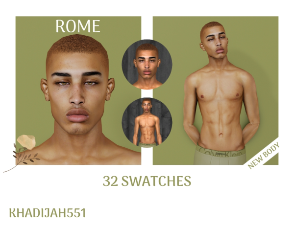 Alpha FLEECE WAVE CAP ROME SKIN by simsfinds - The Sims 4 Custom Content