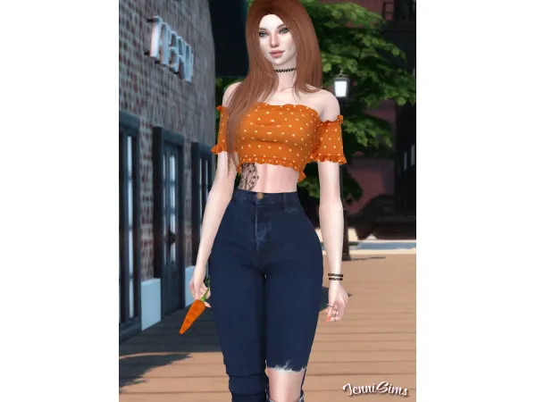 Mix Collection March Bunny Acc Carrot Hand Jennisims by Jennifer - The Sims 4 Custom Content