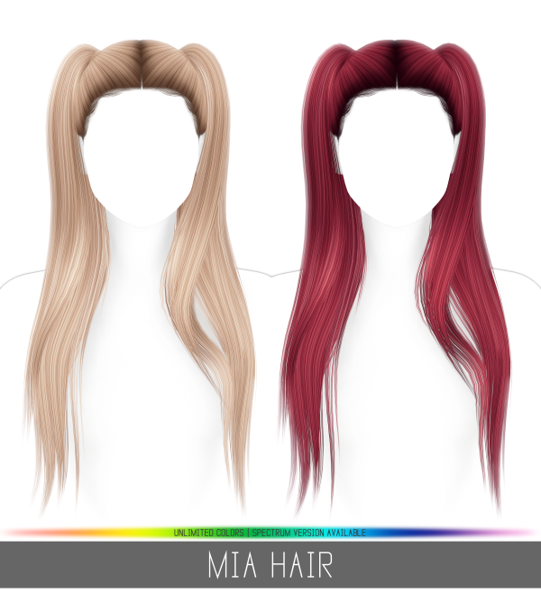 Alpha Simpliciaty's Mia Hair by simsfinds - The Sims 4 Custom Content