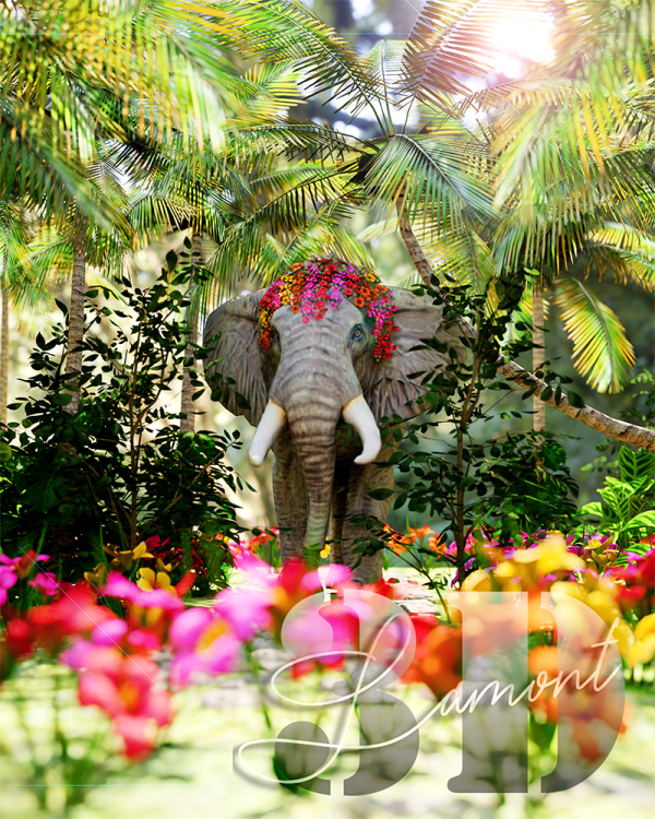 Mix jungle scene by lamontcreatorr - The Sims 4 Custom Content