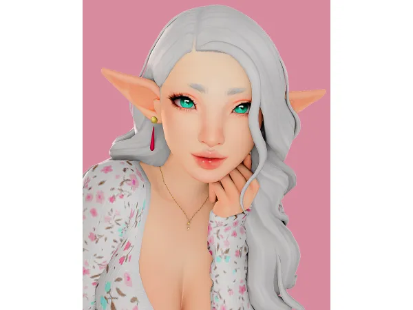 Mix Commission Frieren Ears by saruin - The Sims 4 Custom Content