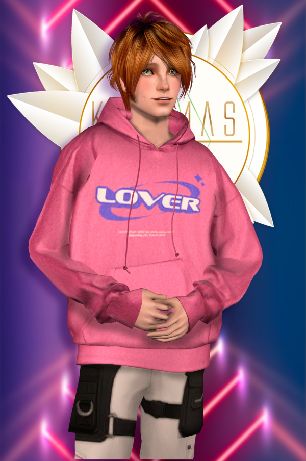 Kurimas4t2_BasicHoodie_Gorillax3 by simsfinds - The Sims 2 Custom Content