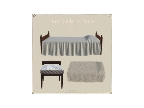 Alpha Set Violette Part 2 - The Sims 4 Custom Content