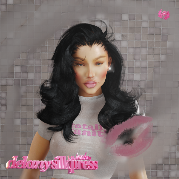Alpha delany silk press by simsfinds - The Sims 4 Custom Content