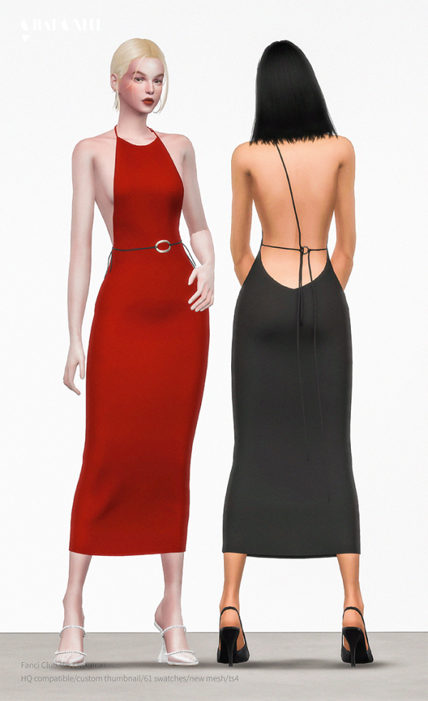 Alpha Fanci Club His Favorite Dress by simsfinds - The Sims 4 Custom Content