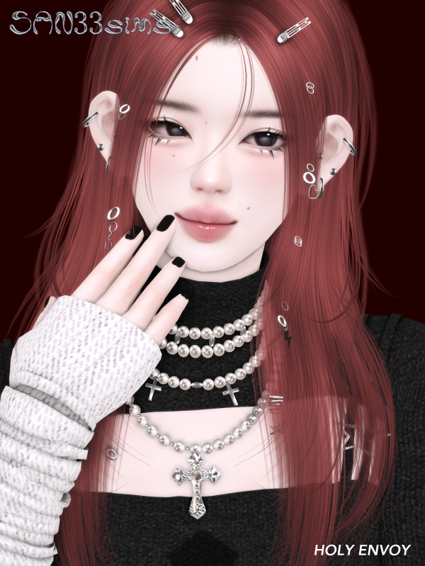 Alpha Holy Envoy by simsfinds - The Sims 4 Custom Content