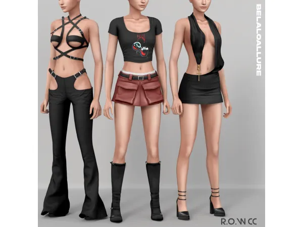 Alpha Belaloallure_ROW collection by belaoallure - The Sims 4 Custom Content