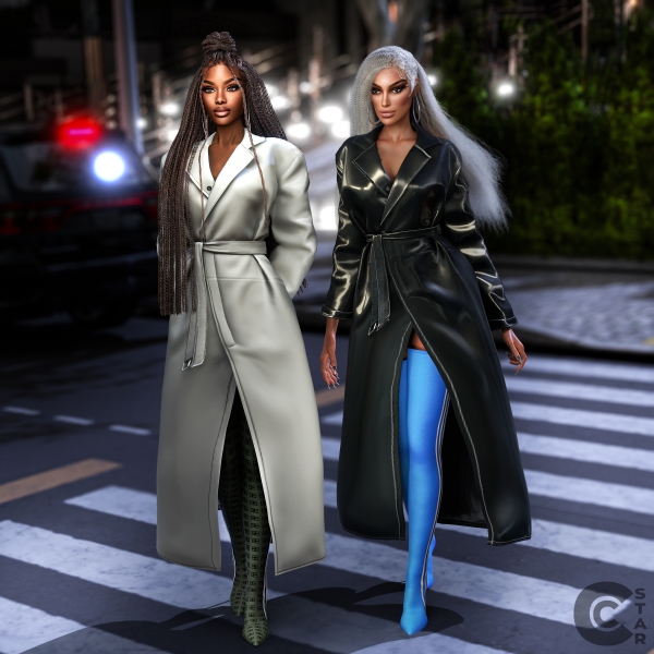 Alpha Kim Kardashian's Trench Coat by cool_content_star - The Sims 4 Custom Content