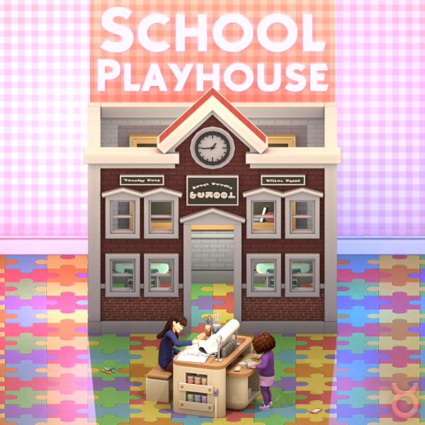 Maxis Match School Playhouse by simsfinds - The Sims 4 Custom Content