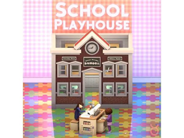 Maxis Match School Playhouse by taurusdesign - The Sims 4 Custom Content