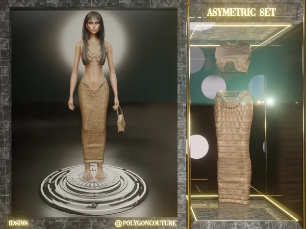 Mix Asymetric Set - The Sims 4 Custom Content