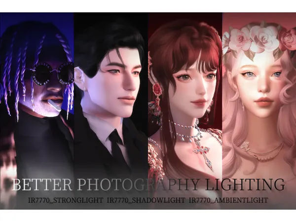 Mix ir7770_BetterPhotographyLighting by Ir_7770 - The Sims 4 Custom Content