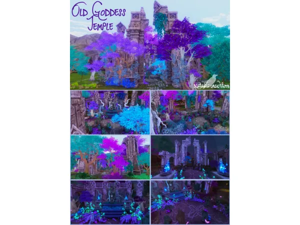 Maxis Match Old goddess temple by natalia_auditore - The Sims 4 Custom Content