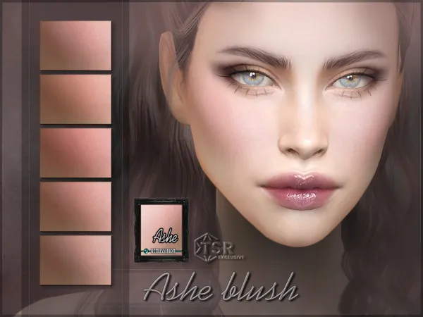 Alpha Ashe Blush ( ) - The Sims 4 Custom Content