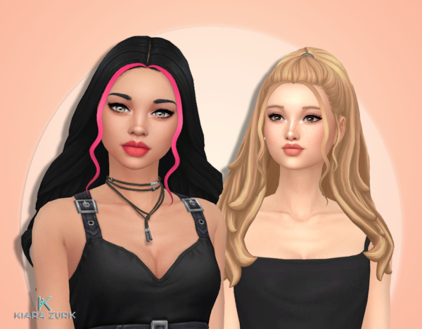 Maxis Match Marina Hair Strands by simsfinds - The Sims 4 Custom Content