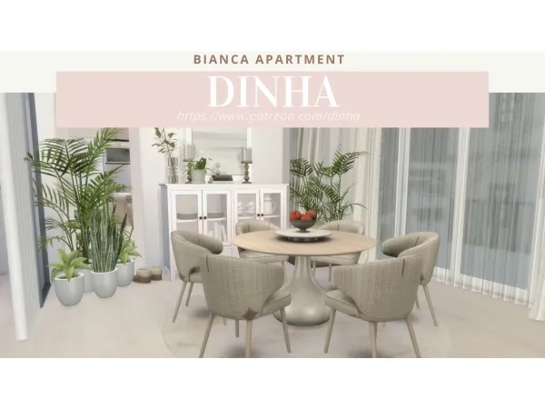 Mix BIANCA APARTMENT - The Sims 4 Custom Content
