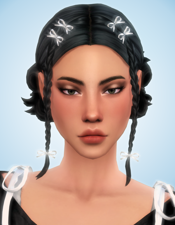Maxis Match Leila Hair by simsfinds - The Sims 4 Custom Content