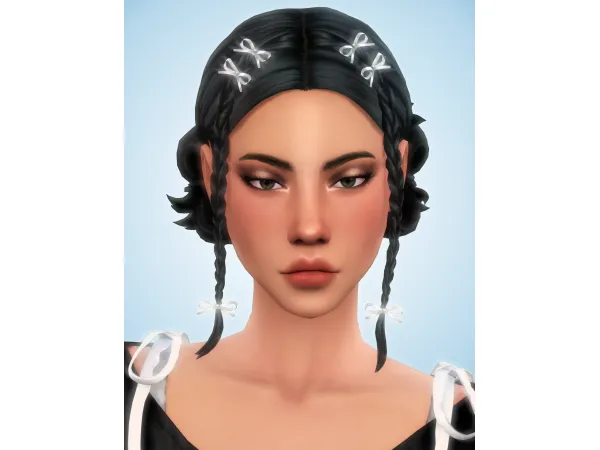 Maxis Match Leila Hair by Aladdinsimmer - The Sims 4 Custom Content