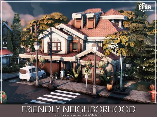 Alpha Friendly Neighborhood (No ) - The Sims 4 Custom Content