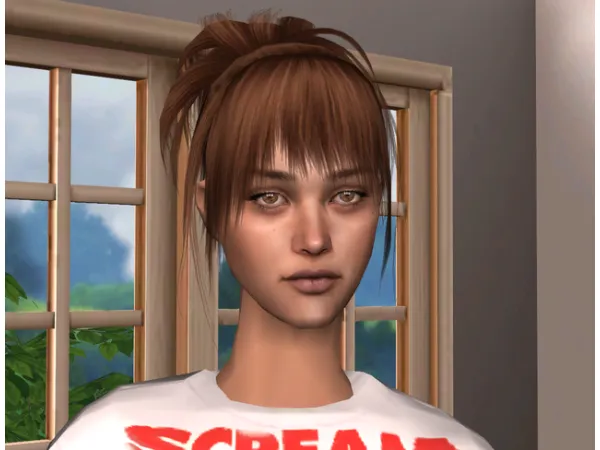 XMSims 076B without headband - The Sims 2 Custom Content