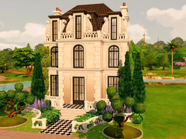 Maxis Match Rindle House - The Sims 4 Custom Content