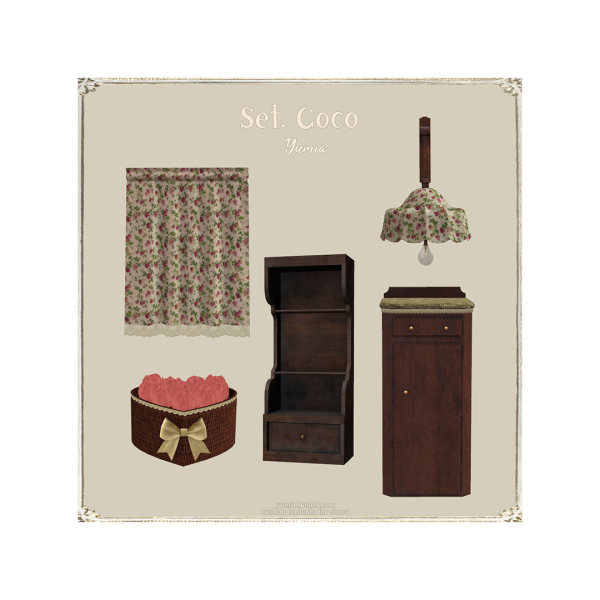 Alpha Set Coco by simsfinds - The Sims 4 Custom Content