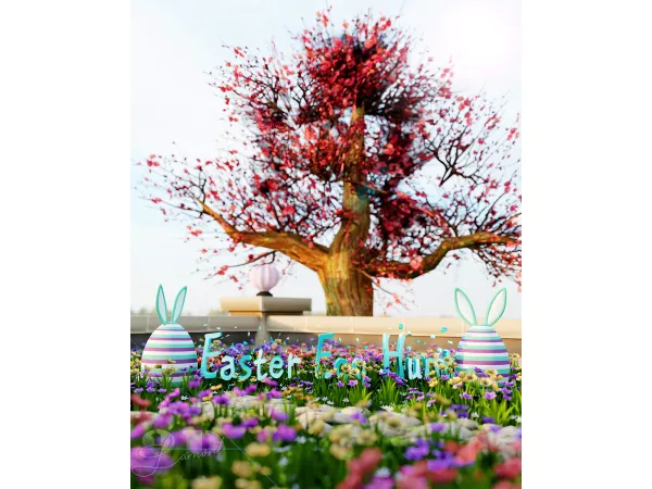 Mix easter scene - The Sims 4 Custom Content