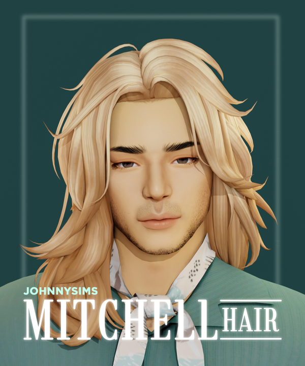Maxis Match Mitchell Hair by simsfinds - The Sims 4 Custom Content