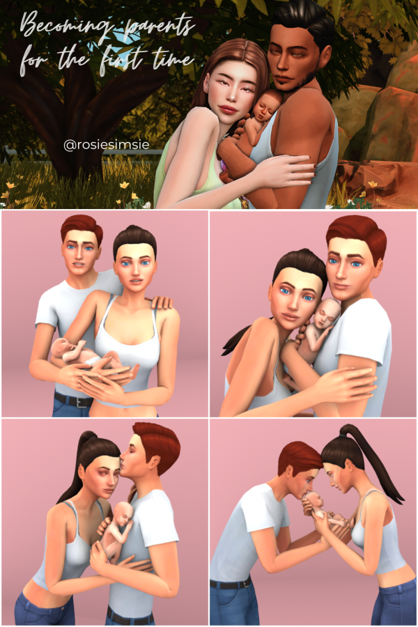 Mix Posepack Becoming parents for the first time by simsfinds - The Sims 4 Custom Content