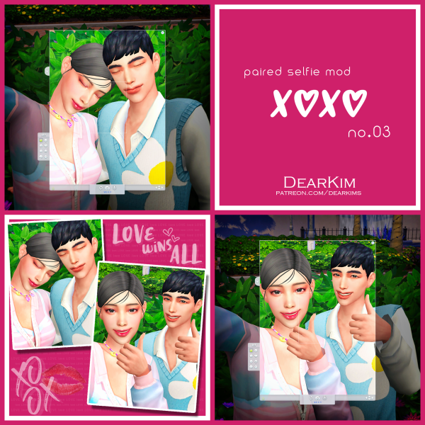 Mix [PairedSelfie] XX 03 by simsfinds - The Sims 4 Custom Content