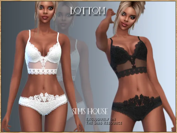 Alpha PANTIES SET - The Sims 4 Custom Content