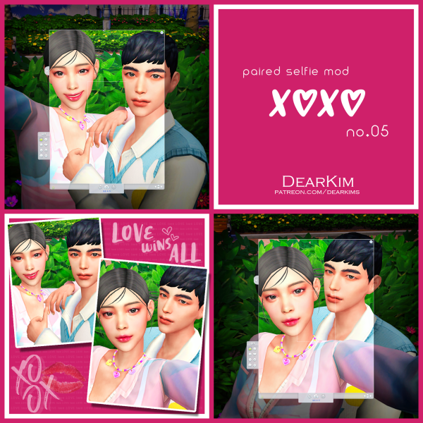 Mix [PairedSelfie] XX 05 by simsfinds - The Sims 4 Custom Content