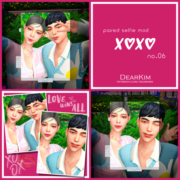 Mix [PairedSelfie] XX 06 by simsfinds - The Sims 4 Custom Content