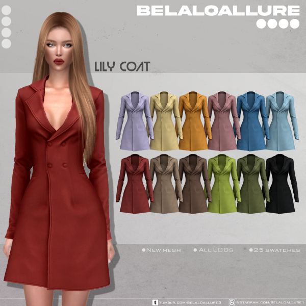 Alpha Belaloallure_Casual winter wear collection by simsfinds - The Sims 4 Custom Content